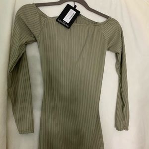 Off the Shoulder Mini Bodycon Dress